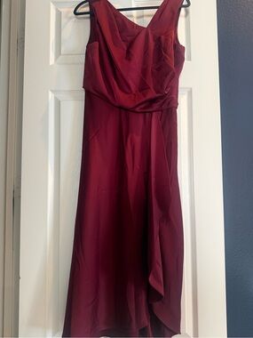 Just...Taylor Wine Red Sleeveless Maxi Dress